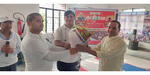 भारत स्वाभिमान न्यास के नेतृत्व में लखीसराय में भव्य योग महोत्सव आयोजित